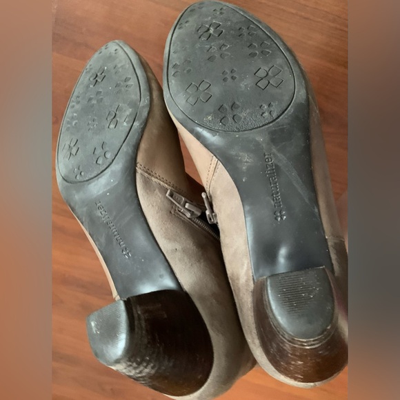 NATURALIZER Women’s Leather Ankle Boots Gray Size 9M - Picture 4 of 8